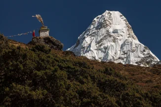 I've recently posted this photo of Ama Dablam on Instagram. Click it to see the related webpage.